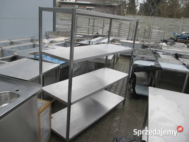 Solidny Regał Gastronomiczny Stal Nierdz 4 Półki Ostrów Wielkopolski