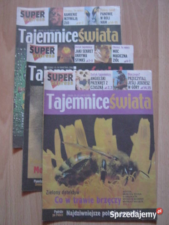 Gazetki tajemnice świata zachodniopomorskie Szczecin sprzedam