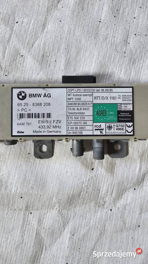 Wzmacniacz sygnału anteny 433 MHZ 8 368 208 BMW Kołobrzeg