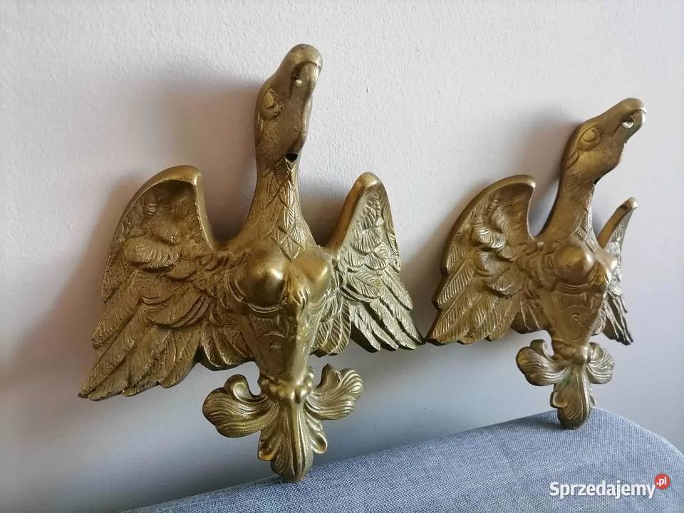Dwa Orły Dekoracyjne Vintage Retro Wałbrzych