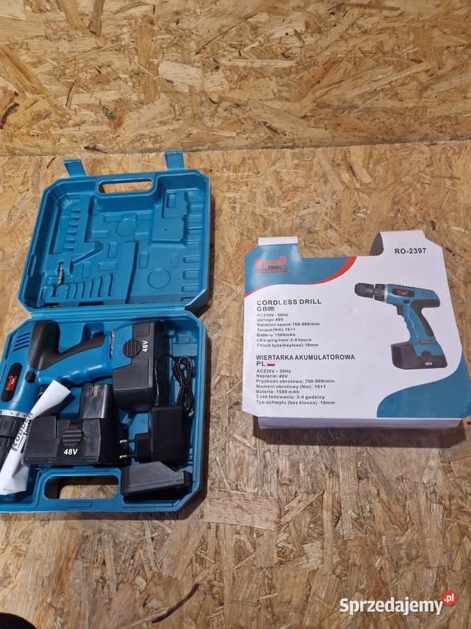 Wiertarka akumulatorowa wkrętarka 48V Ro2397 wielkopolskie Głogowa