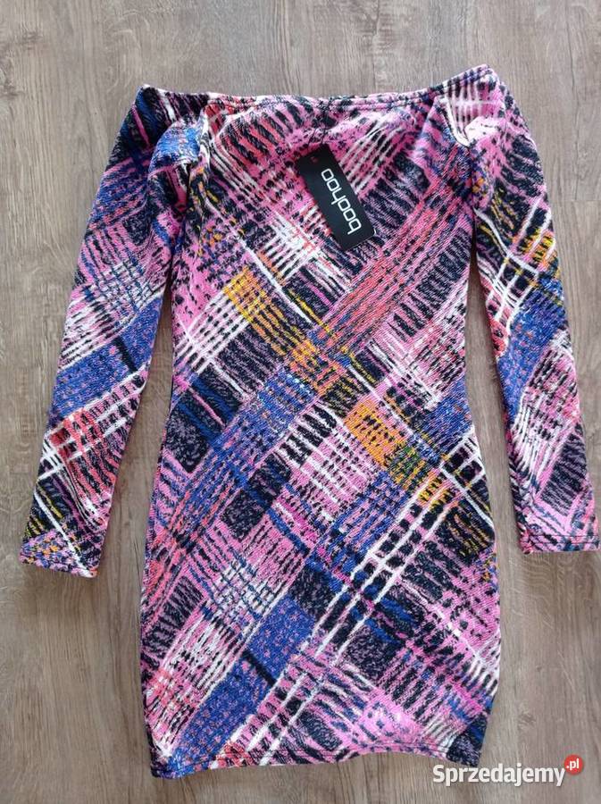 Sukienka kolorowa nowa Hajnówka sprzedam