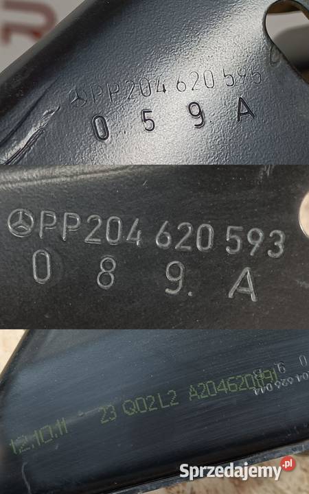 MERCEDES W204 C 07 ŚLIZG MOCOWANIE LAMPY OKULAR Karoseria wielkopolskie Pleszew sprzedam