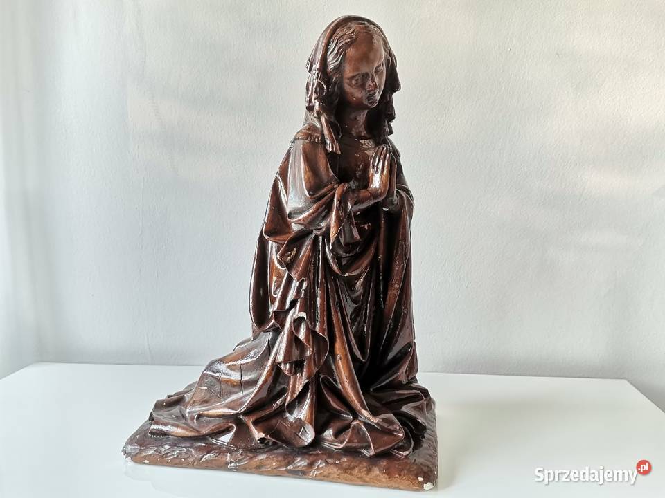 Stara duża przedwojenna figura figurka gipsowa