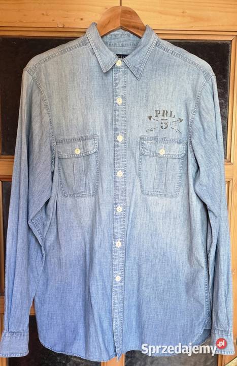 Ralph Lauren L piękna koszula niebieska jeans Warszawa