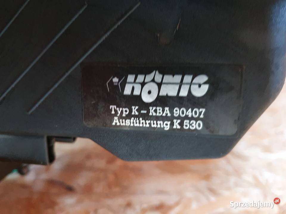 Fotel kierowcy kubełek KONIG KKBA 90407 model K Wągrowiec
