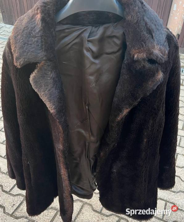 Futro płaszcz z Lamy