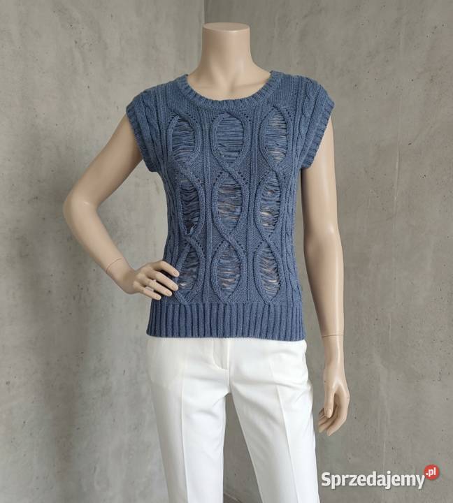 Niebieska bluzka z prześwitem Orsay Nowogard