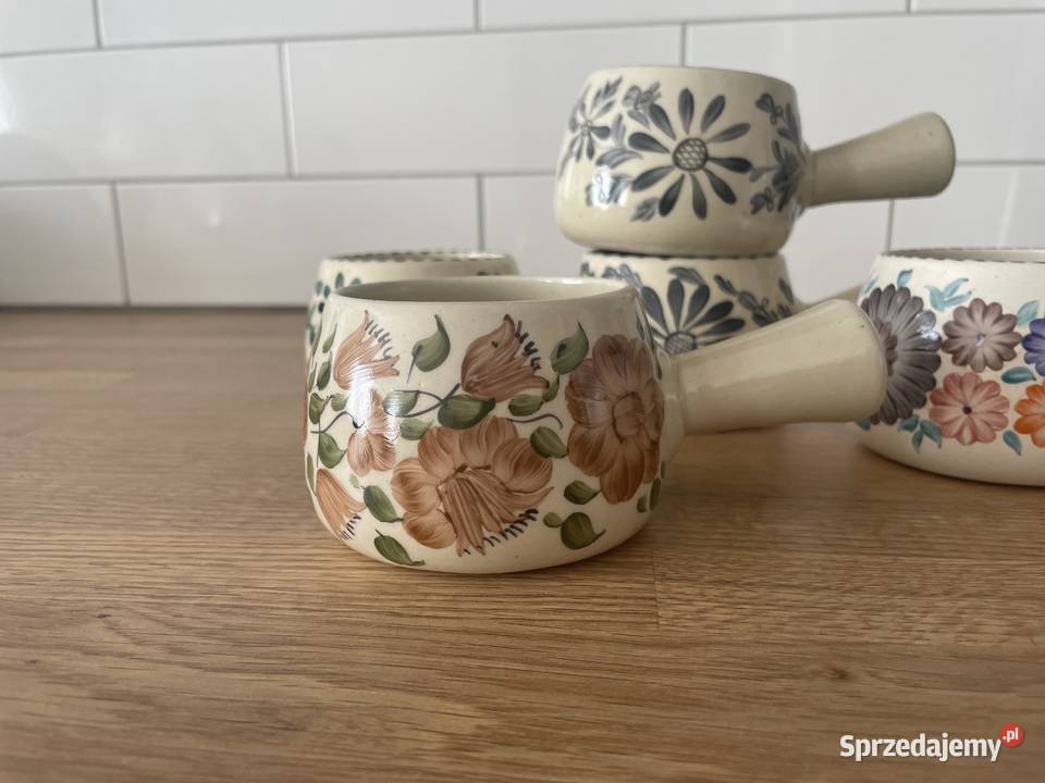 fajansowy tygielek PRL pomorskie Pruszcz Gdański