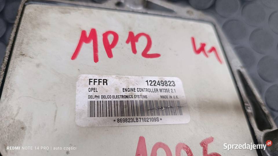 STEROWNIK SILNIKA KOMPUTER FDMR OPEL MERIVA A