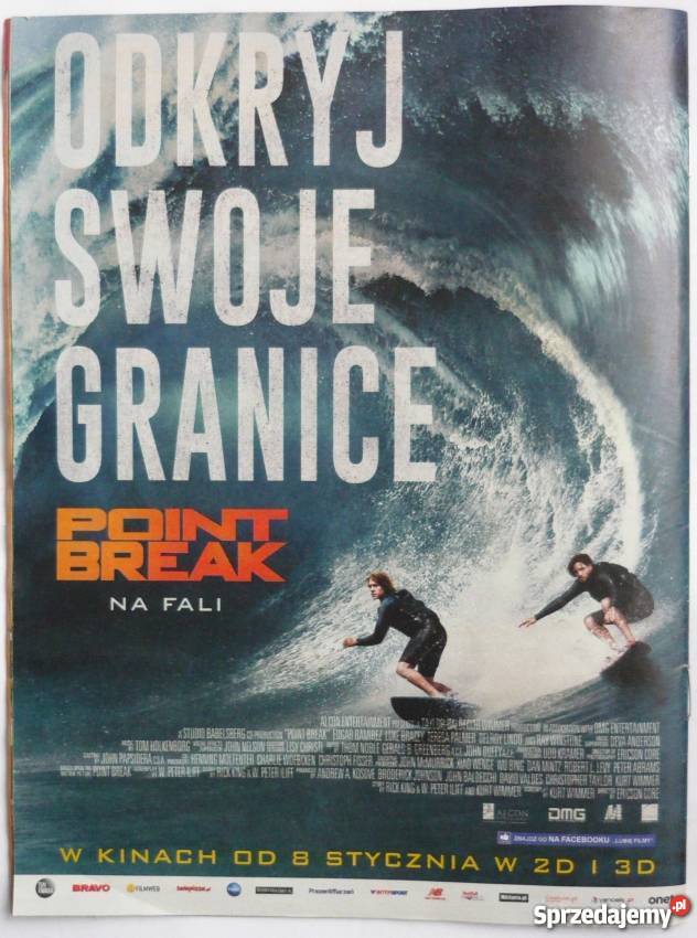 PLAKAT A4 CREED NARODZINY LEGENDY POINT BREAK kujawsko-pomorskie Bydgoszcz sprzedam