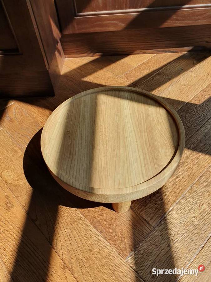Stojak drewniany pod kwiatki kwietnik doniczka