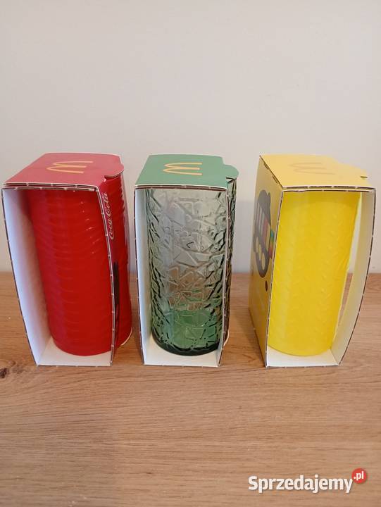 Szklanki CocaCola 3sztuki Wałbrzych sprzedam