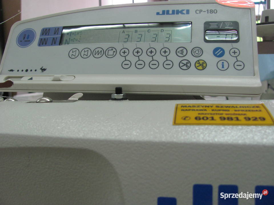 STĘBNÓWKA JUKI DDL9000BSS AUTOMAT 230V CP180 Kutno