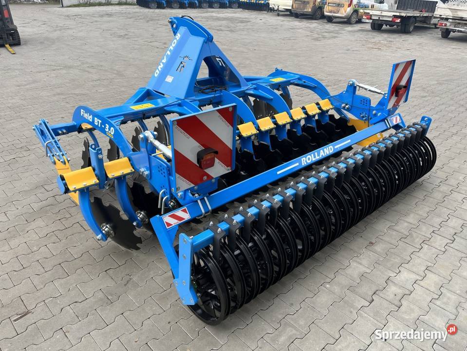 Brona talerzowa Rolland Field BT 25m 27m 3m 35m nieuszkodzony Ostrożne