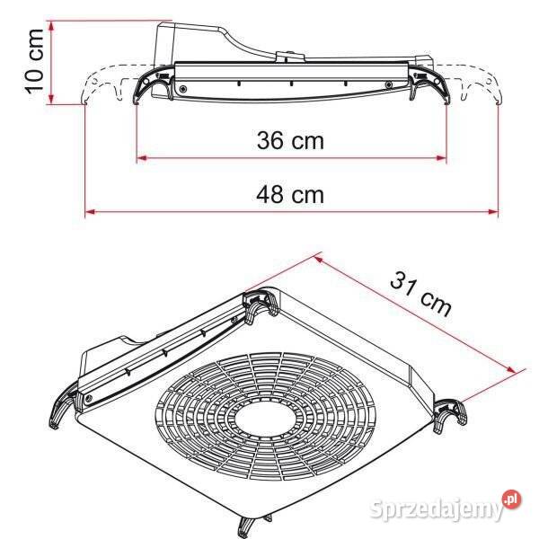Wentylator dachowy Fiamma Turbo Kit 12 V Elbląg