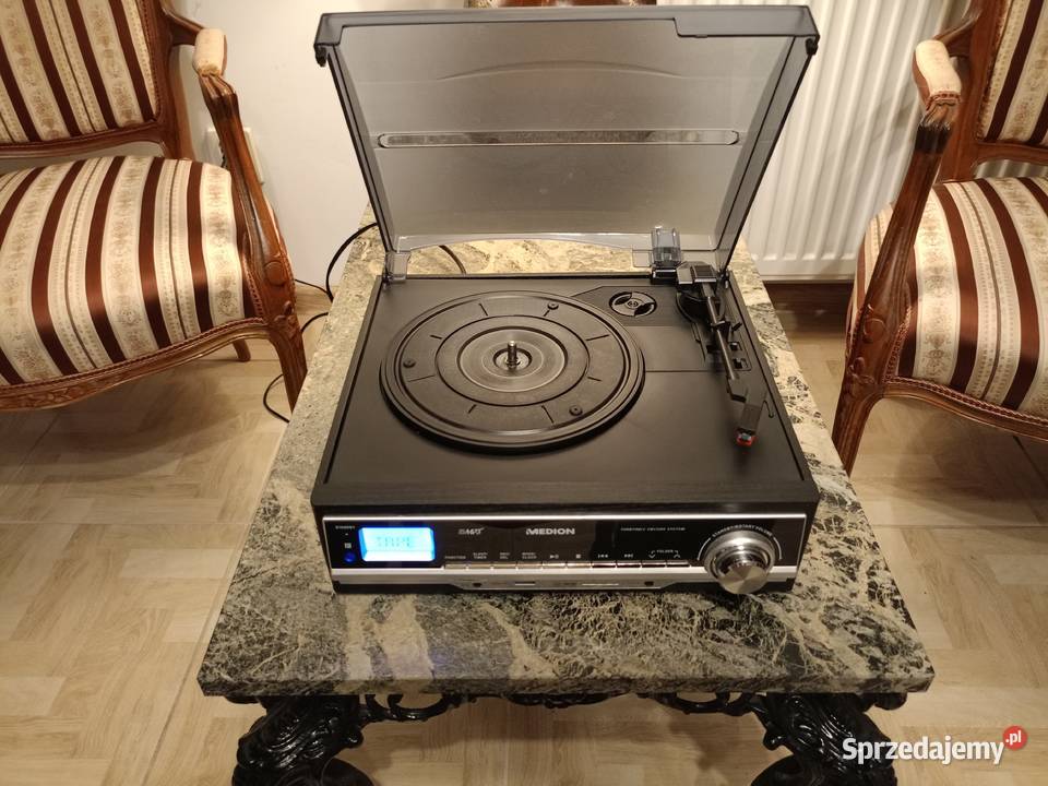 Gramofon MEDION Magnetofon USB MP3 Karta SD AUX wielkopolskie
