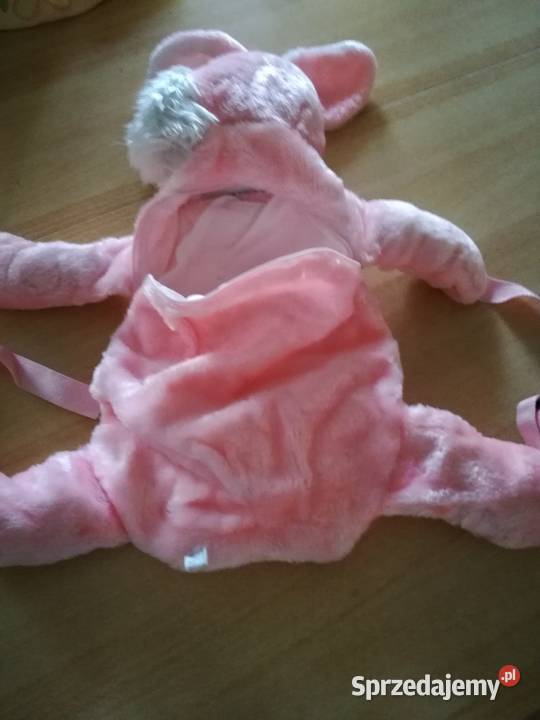 Plecak zajączek Różowy Halleenge Rabbit Ruck Lublin sprzedam