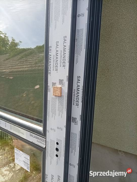 Nowe drzwi balkonowe Salamander 82 antracyt 3 Rybnik