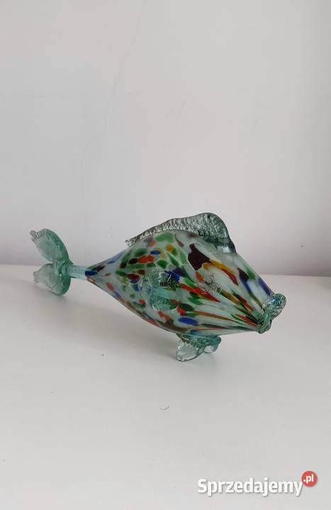 Ryba szklana PRL Ceramika i szkło