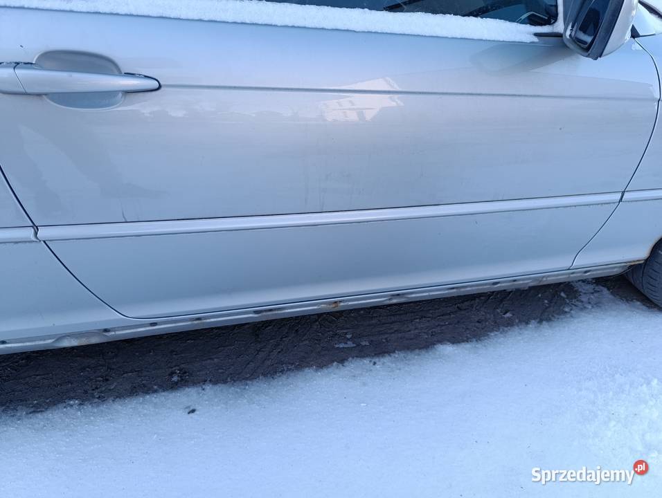 BMW E46 Coupe drzwi PraweLewe Titansilber