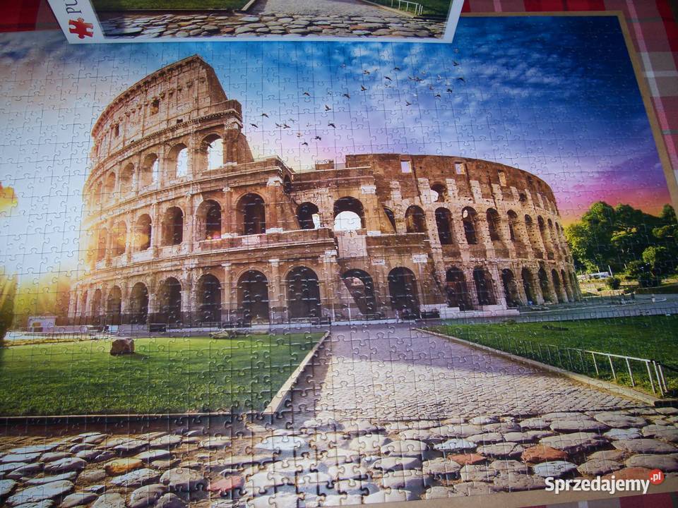 Puzzle 1000 elementów x 7 pudełek Trefl nowe Raczynów