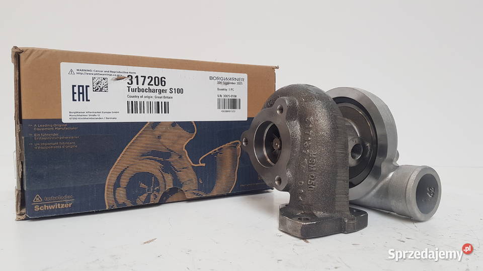 Turbosprężarka SCHWITZER 317206 317902 317901 Siedlce
