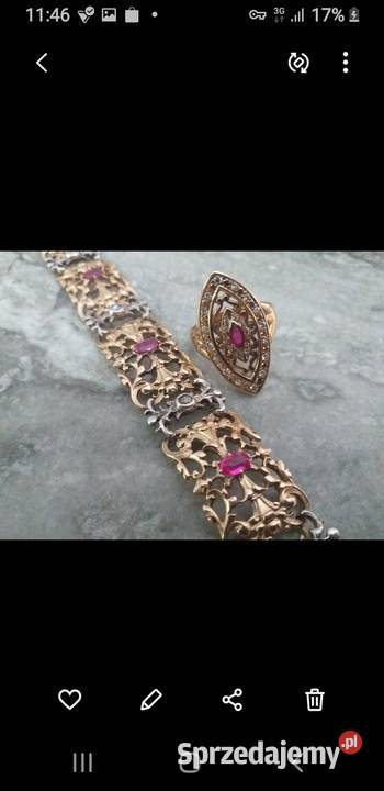Stara złota bransoleta złote Szczecin