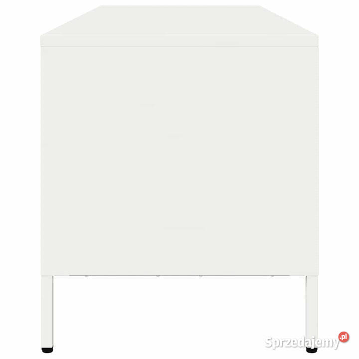 Szafka RTV biała 135x39x435 stal walcowana na Warszawa