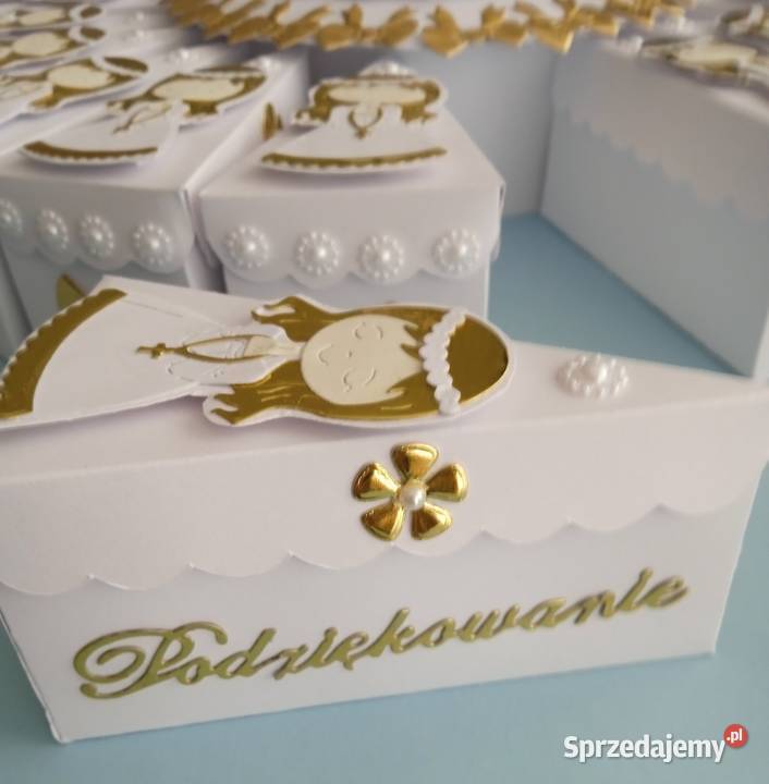 Podziękowanie gości Papierowy tort 9 Komunia Skarżysko-Kamienna