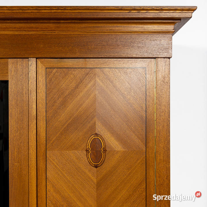 Secesyjna szafa trzydrzwiowa duża stara antyk Meble Swarzędz