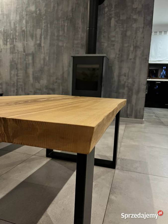 Stół stolik kawowy ława loft jesion lite drewno Osielsko