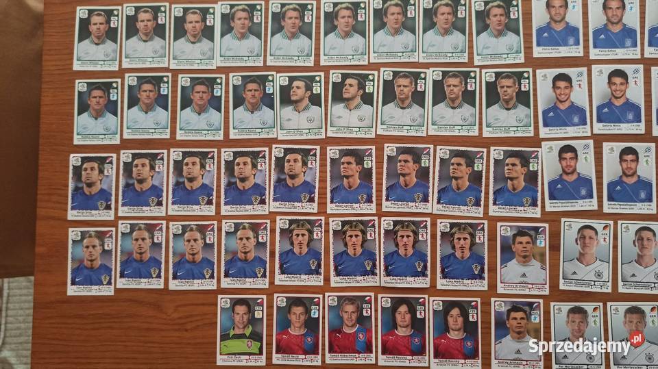 Kartynaklejki z piłkarzami Euro 2012 Wieluń sprzedam