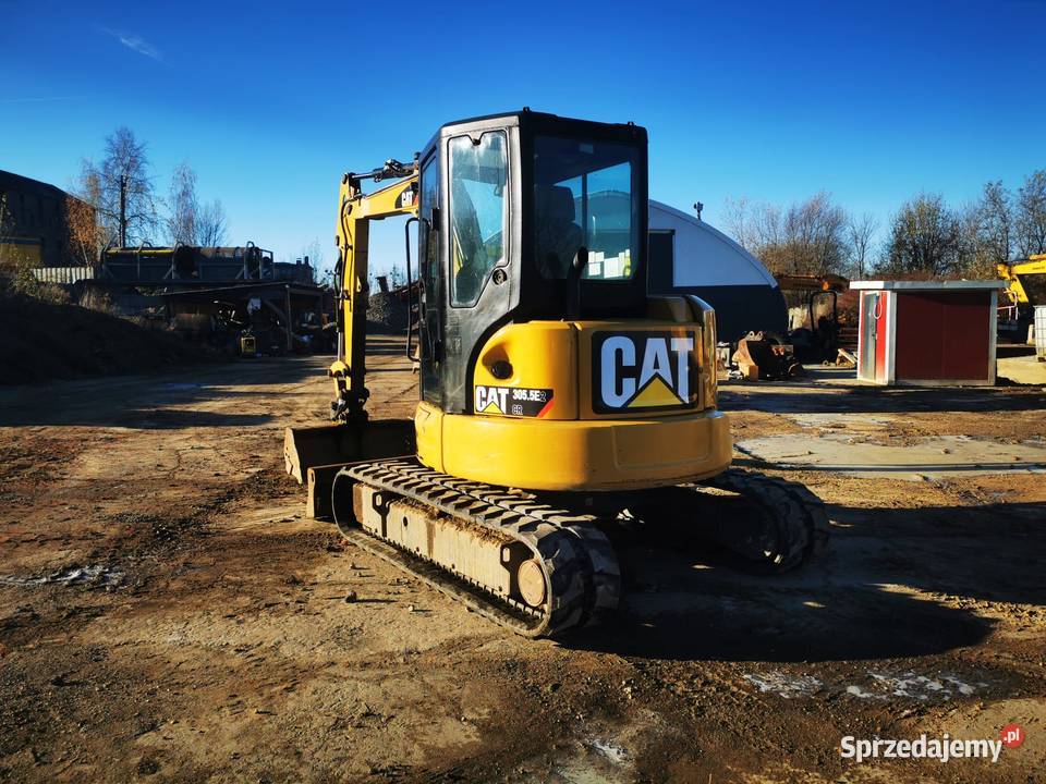 Cat 305 E 2 Koparka gasienicowa Pług Nowe Gumowe Koparki Cieszyn