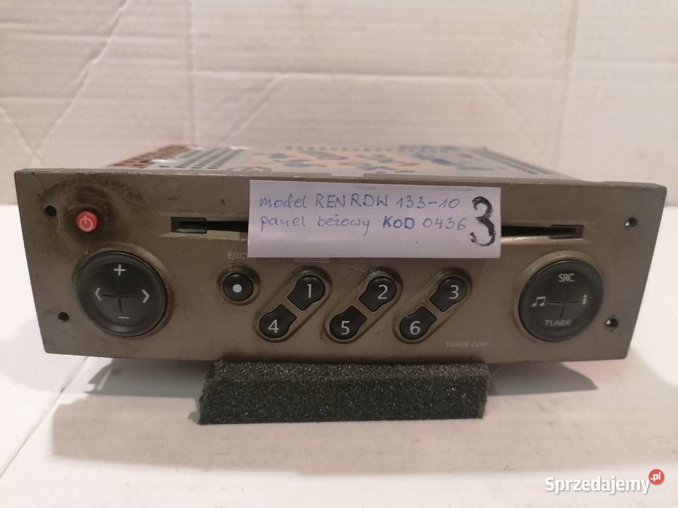 radio CD kod model RDW13310 Renault Scenic 2 i łódzkie Piotrków Trybunalski sprzedam