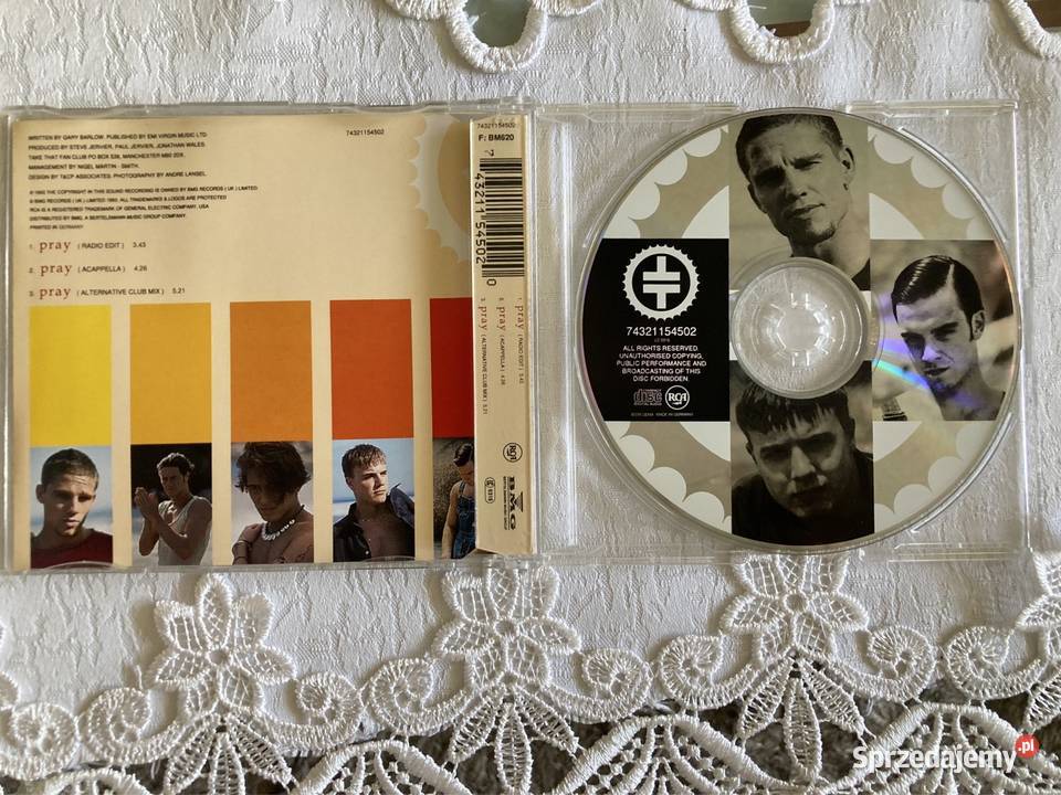 Płyta CD Maxi Single Take That Pray Lata 90