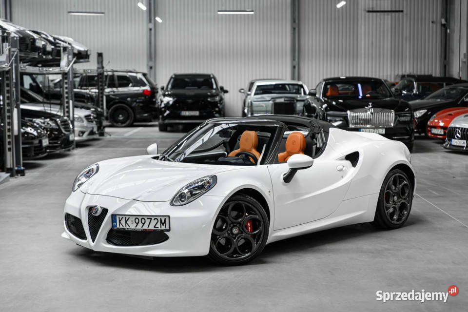Alfa Romeo 4C SPIDER Krajowa 1 właściciel 2/3 małopolskie Węgrzce