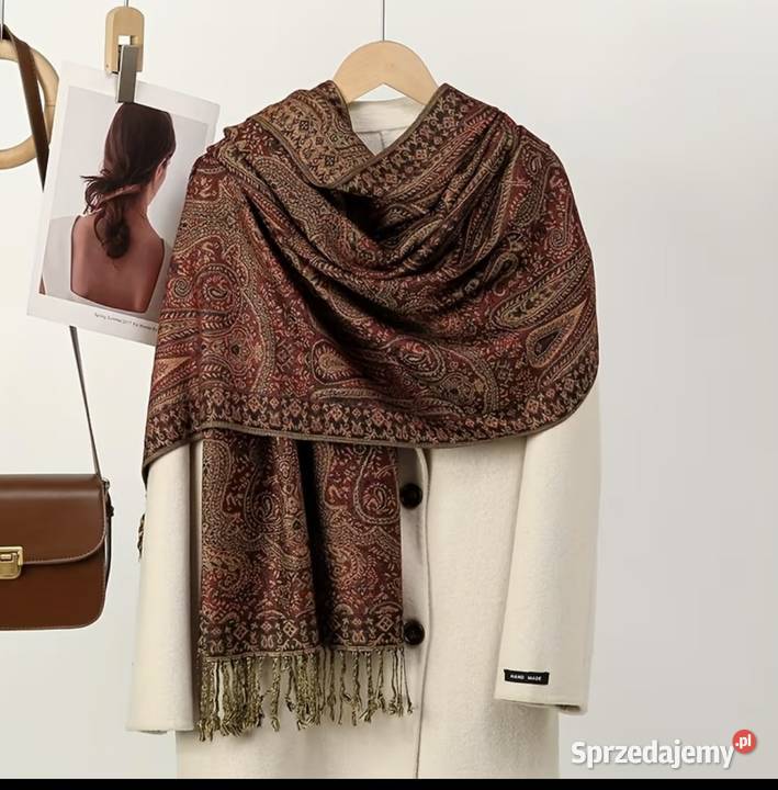 Elegant Paisley Shawl Elegancki Szal w Paisley śląskie Katowice