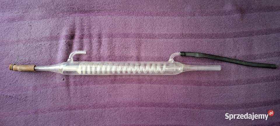 Destylator szklany spiralny 17 zwojów chłodnica Części i Akcesoria Opole