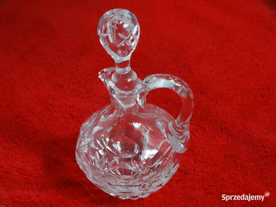 Unikalny Kryształowy KarafkoDzbanek Vintage Biłgoraj