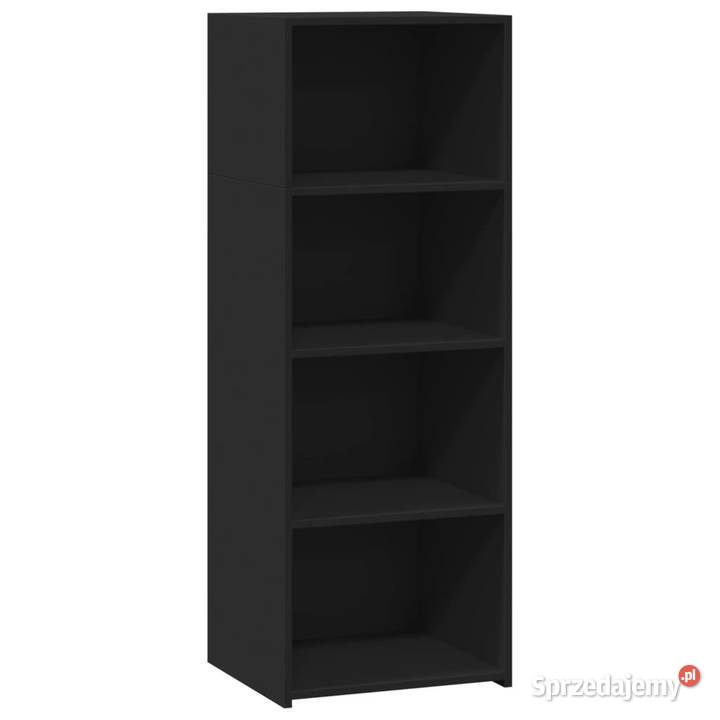 Wysoka szafka czarna 45x41x124 materiał Warszawa