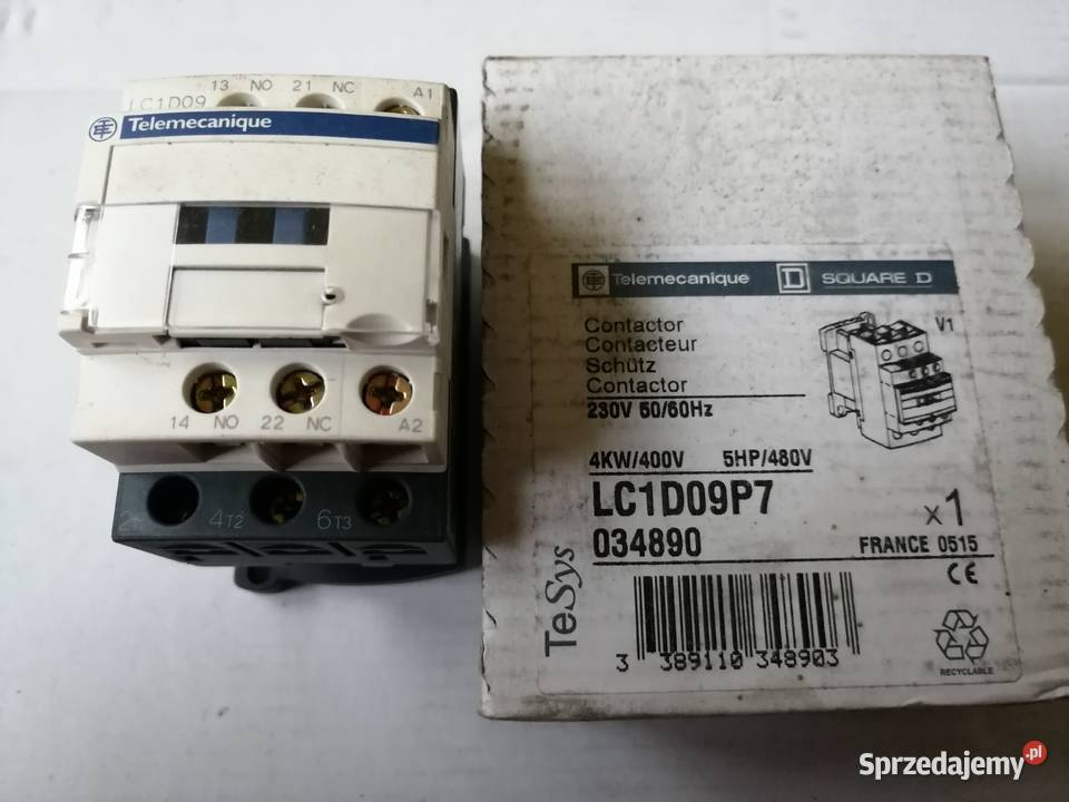 Stycznik LC1D09P7 TELEMECANIQUE Pozostałe Poręba