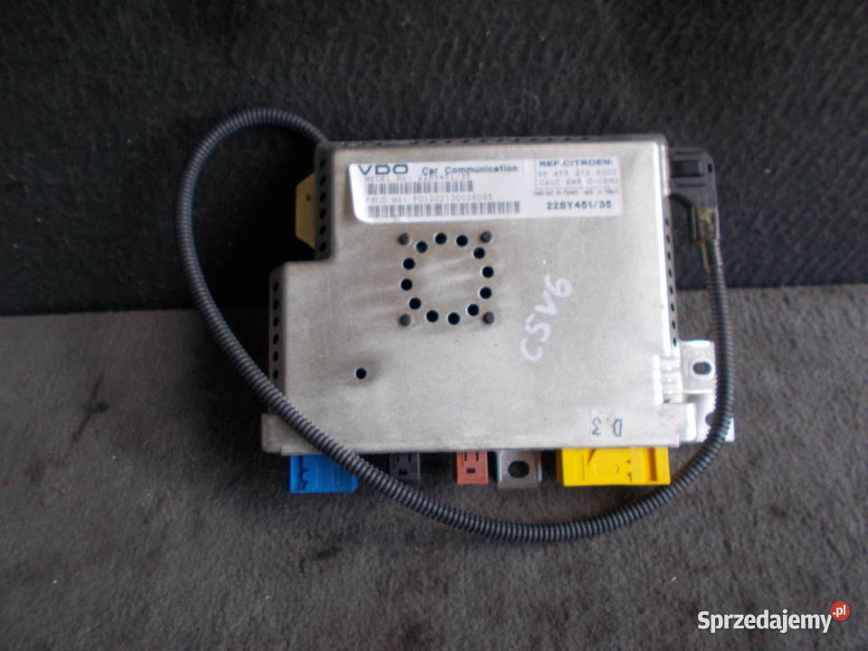 citroen c5 30 v6 02r komputer moduł nawigacji lubelskie