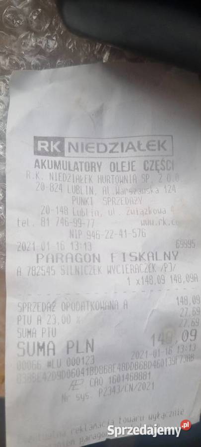 Silnik wycieraczek przód vw seatskodaaudi Lublin