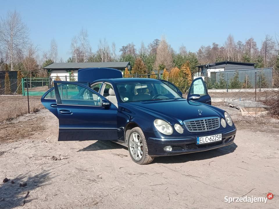 Mercedes w 211 benzyna gaz nieuszkodzony łódzkie Zgierz