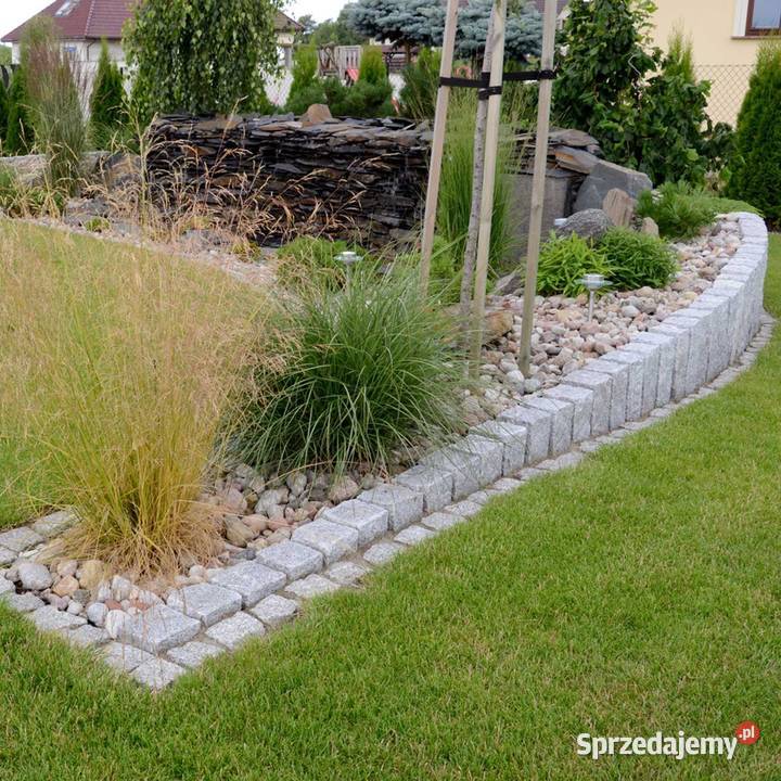 Palisada granitowa G603 Bianco Cristal 100x10x10