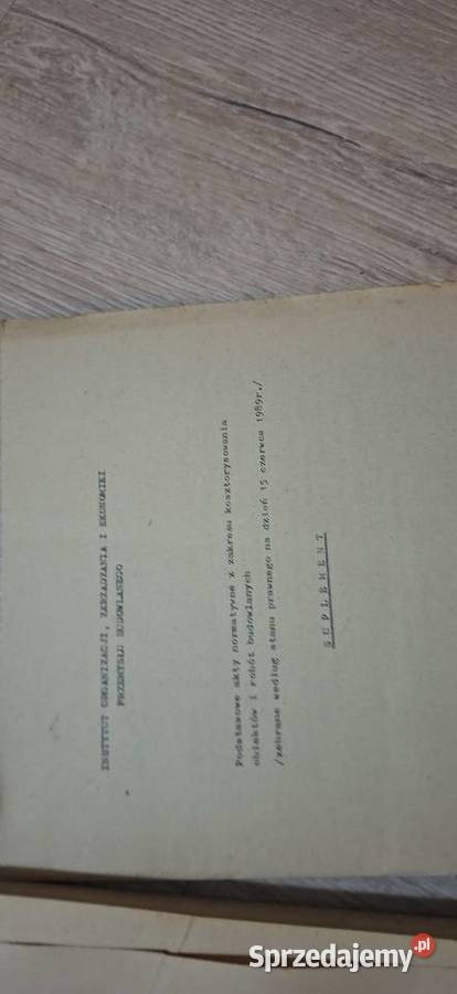 Podstawowe akty normatywne kosztorysowania