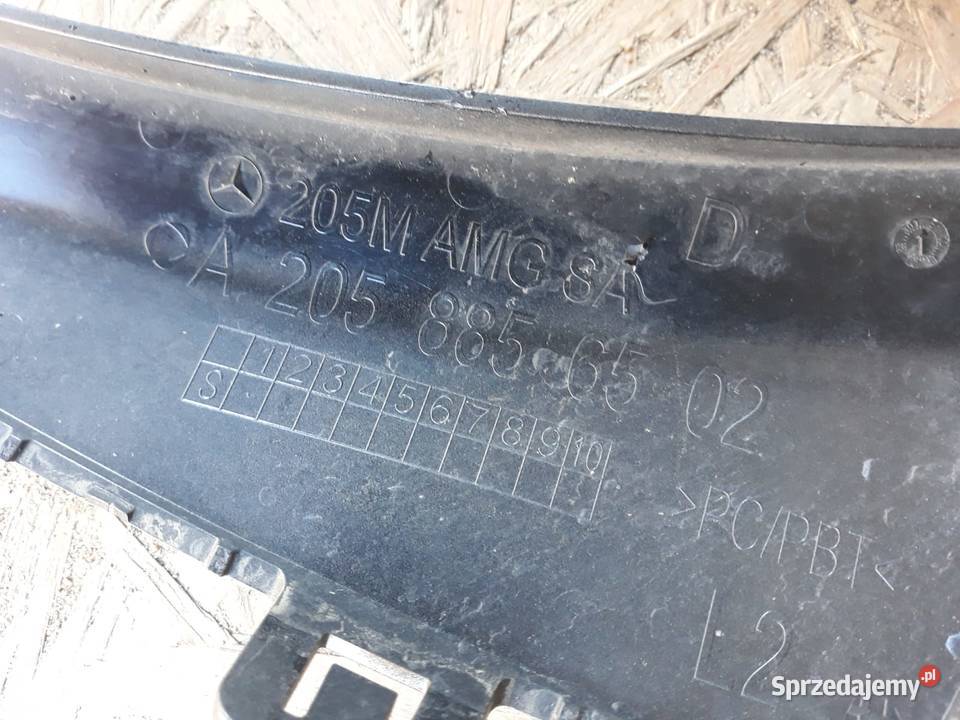 MERCEDES W205 AMG LISTWA LEWA PRAWA A2058856502 Zatom Stary