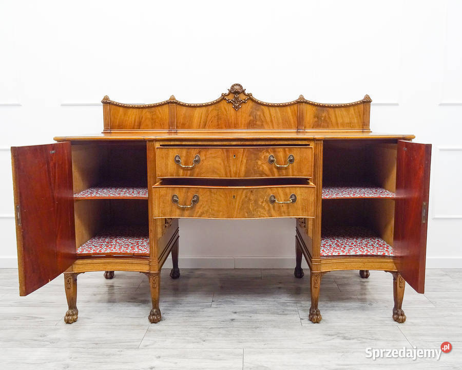 Drewniana Komoda angielska Chippendale MAHOŃ 184cm Kalisz