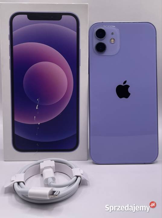 iPhone 12 128 GB Purple 86 NOWY Łódź